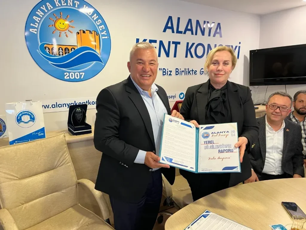 MEHMET ŞAHİN KENTSEL SORUNLAR VE İŞBİRLİĞİ İYİ NİYET SÖZLEŞMESİ İMZALADI