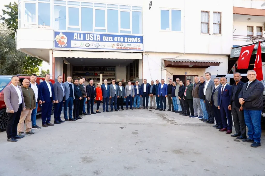 ALANYA SANAYİ ESNAFI BAŞKAN YÜCEL’LE YOLA DEVAM DEDİ