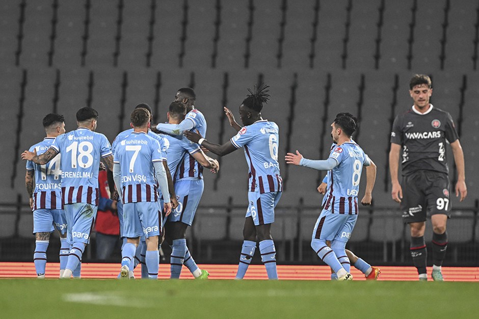 TRABZONSPOR, ZİRAAT TÜRKİYE KUPASI’NDA FİNALDE