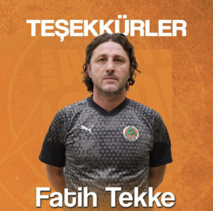 ALANYASPOR, FATİH TEKKE İLE YOLLARINI AYIRDI