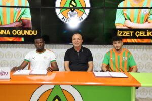 UCHENNA OGUNDU VE İZZET ÇELİK RESMEN ALANYASPOR’DA
