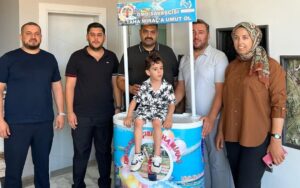 BAŞKAN ALPER ARIKAN’DAN MİNİK TAHA MİRAÇ’A UMUT ELİ