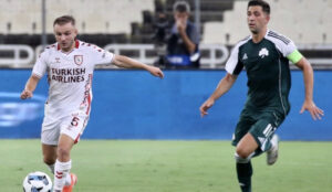 SAMSUNSPOR, ATİNA’DA PANATHİNAİKOS’A MAĞLUP OLDU