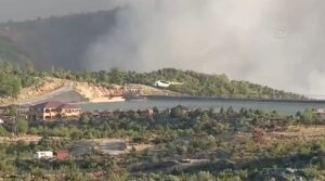 GÜNDOĞMUŞ’TA ORMAN YANGINI