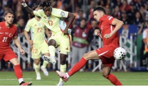 BİZİM ÇOCUKLAR, İSPANYA’YA MAĞLUP OLDU