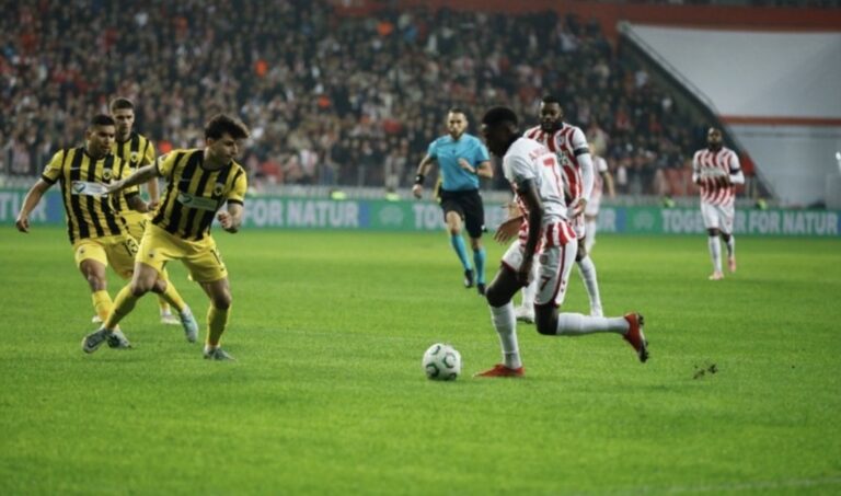 SAMSUNSPOR, KONFERANS LİGİ’NDE AEK’YA MAĞLUP OLDU