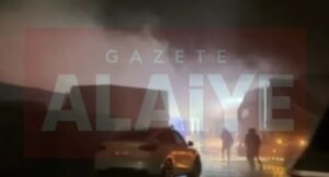 ALANYA’DA TOPTANCI HALİNDE KORKUTAN YANGIN