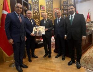 BAŞKAN ERDEM ALANYA’NIN SORUNLARINI BAHÇELİ’YE TAŞIDI