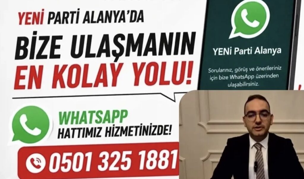 YENİ PARTİ’DEN ALANYA’YA ‘BİRLİK’ ÇAĞRISI