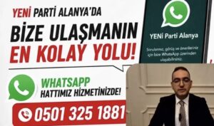 YENİ PARTİ’DEN ALANYA’YA ‘BİRLİK’ ÇAĞRISI