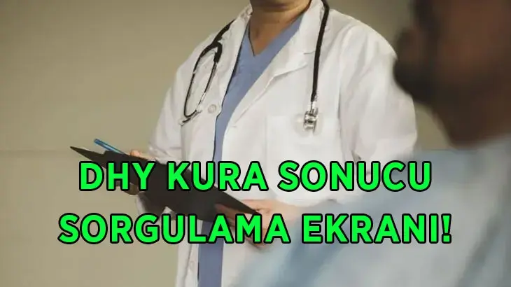 130. DÖNEM DHY KURA SONUÇLARI SORGULAMA EKRANI