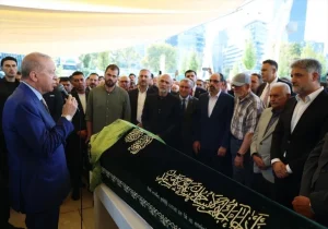 RECEP TAYYİP ERDOĞAN, FATMA ZEHRA ÖNEN’İ SON YOLCULUĞUNA UĞURLADI