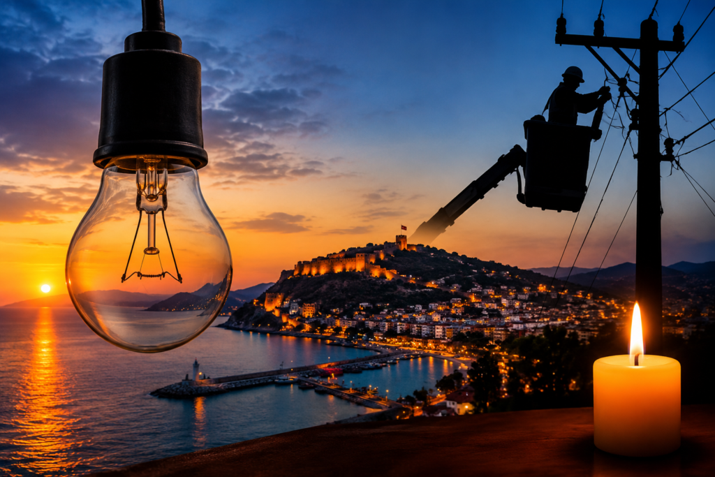 ALANYA’DA ELEKTRİKLER KESİLECEK