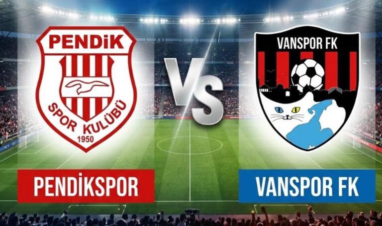 PENDİKSPOR-VANSPOR FK MAÇI HANGİ KANALDA? CANLI İZLE
