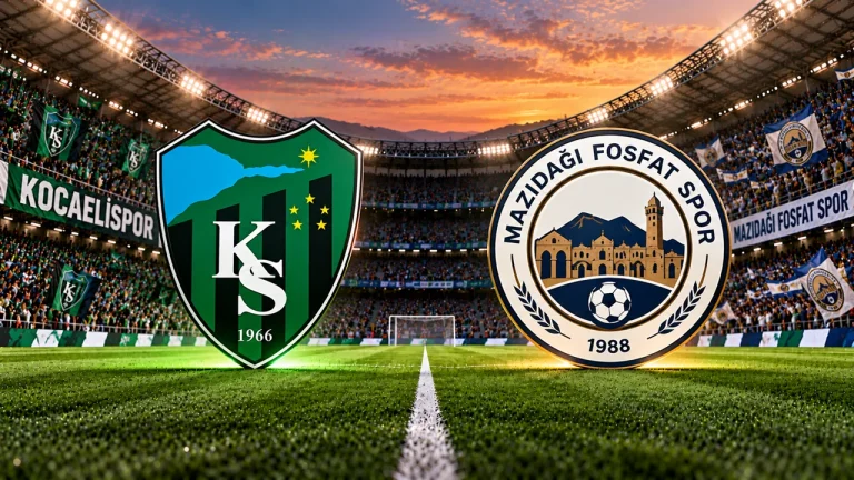 KOCAELİSPOR-MAZIDAĞI FOSFATSPOR MAÇI HANGİ KANALDA? CANLI İZLE